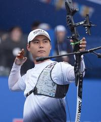 [포토]이우석, 끝까지 집중(정몽구배 양궁)