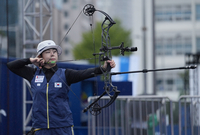 [포토]오유현, 10점을 향해!