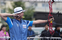[포토]김종호, 비를 뚫고!