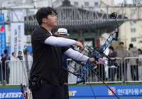 [포토]슈팅 준비하는 전한서(정몽구배 양궁)