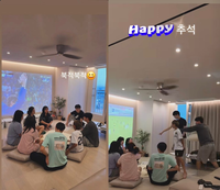 ‘추석’ 이동국네, 설수대 총출동!…다둥이 가족 명절 풍경 눈길