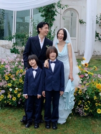 김나영-마이큐, 두 아들과 함께한 결혼식 공개