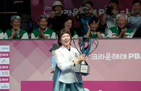 ‘당구 여왕’ 김가영 또 우승! LPBA 누적상금 8억 돌파…5차 투어 접수, 시즌 랭킹 1위 도약
