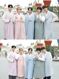 ‘컴백 D-1’ 원위, 훈훈한 한복 자태로 전한 따뜻한 추석 인사