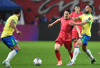 괜히 PSG 선수가 아니다, 홀로 ‘꿀리지 않은’ 이강인…유일하게 빛난 에이스[브라질전 현장]