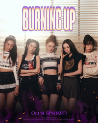 미야오, Y2K 입은 핫걸...‘BURNING UP’ 포스터 공개