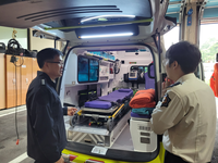 [강원소방]영월, 신형 구급차 배치로 신속한 현장대응 강화