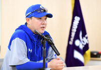 [포토]삼성 박진만 감독, “김영웅은 4차전에는 못 나옵니다...”