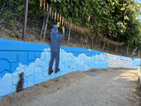 동해시, 등대오름길 벽화 정비 완료