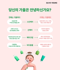 올리브영, 트렌드 리포트 선보여 “당신의 가을은 안녕하신가요?”