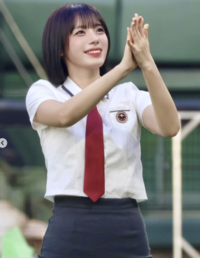 치어리더 하지원, 교복부터 유니폼까지 ‘단발 여신의 매력’ [★SNS]