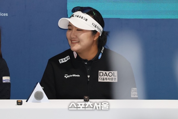 고향 근처에서 열리는 대회인 만큼 최선을 다해서 좋은 모습 보여주겠다는 유해란