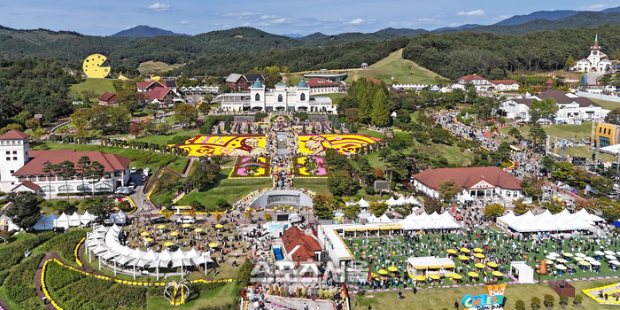 임실치즈테마파크 전경.