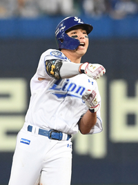 ‘5번 3루수’ 김영웅 괜찮다!…삼성, 한화와 1차전 선발 명단 공개 [PO1]