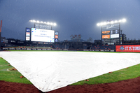 훈련 딱 끝나니 비가 ‘우르르’→18일까지 비 소식…한화-삼성전, 정상 개최 가능한가 [PO1]