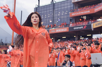 [포토] 열띤 응원 펼치는 치어리더 김연정