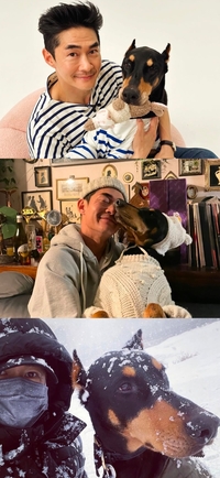 배정남, 12년 반려견 ‘벨’과 눈물의 작별 “나중에 꼭 다시 만나자”