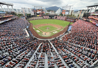 [포토] 만원관중 기록한 PO 2차전