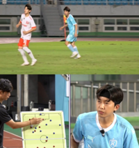 ‘뭉쳐야 찬다4’ 임영웅, 감독에서 선수로?···예리한 슈팅으로 경기 흐름 장악