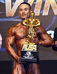 ‘2025 무사(MUSA) 시흥’ 이정찬, 그랑프리 트로피가 익숙해! [포토]