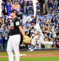 [포토]삼성 김영웅, 동점 3점 홈런