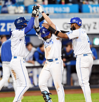 [포토]삼성 김영웅, 또 3점 홈런!