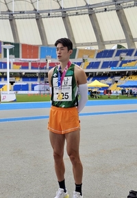 장흥군 직장운동경기부 김장우, 전국체전 세단뛰기 ‘금메달
