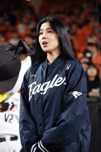 [포토]배다해, PO 5차전 애국가 열창