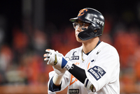 [포토]한화 채은성, 한국시리즈를 향해!