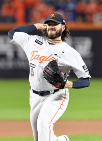 [포토]한화 폰세, PO 5차전 선발 등판