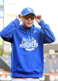 [포토]삼성 박진만 감독, 반드시 이긴다!