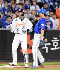 [포토]한화 채은성, 2점 더!