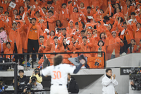 [포토] 폰세 호투에 환호하는 한화팬들