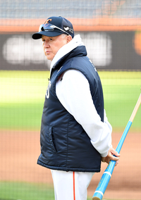 [포토]5차전 앞둔 한화 김경문 감독