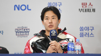 “(손)아섭이 형 배트 너무 꽉 잡던데” ‘몸 사린(?)’ 임찬규, 그래도 그냥 있지는 않았다 [KS미디어데이]
