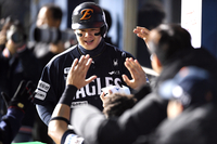 [포토]홈런으로 1점 추가하는 한화 노시환