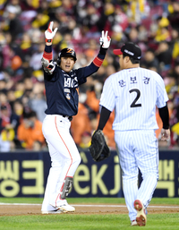 [포토]한화 하주석, 1점 더!