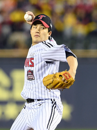 [포토]LG 임찬규, 한국시리즈 2차전 선발 등판