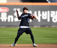 [포토] 수비 훈련하는 심우준