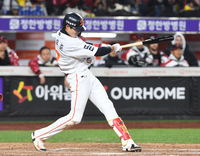 [포토]한화 심우준의 결승타