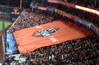 [포토]한화의 현수막 응원, 오늘은 이겨야 해!