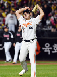 [포토]한화 김서현, 이겨냈다!