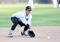 [포토]KS 3차전 준비하는 LG 오지환