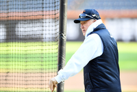 [포토]한국시리즈 3차전 앞둔 한화 김경문 감독