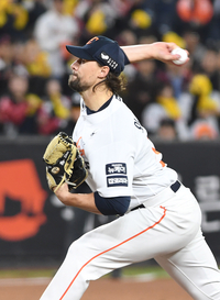 [포토]KS 4차전 한화 선발 와이스의 역투