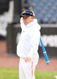 [포토]4차전도 승리를 노리는 한화 김경문 감독