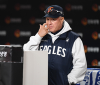 [포토] 김경문 감독 ‘오늘도 이기자’