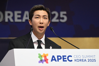 BTS RM, APEC 기조연설 “K팝의 성공은 다양성과 포용의 결과”