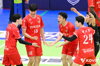 ‘베넌 25득점’ 한국전력, ‘이우진 데뷔전’ 삼성화재 꺾고 3연패 뒤 첫 승