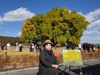 전남 순천 김회임 작가, 2025 반계리은행나무 축제 방문[원주시이야기(72)]